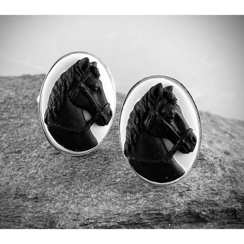 Horse Silhouette Cufflinks*